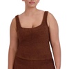 image:imageSteve Madden Womens Womens ScoopNeck Chenille Sleep Tank TopTiramisu