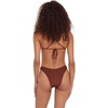 image:imageSteve Madden Womens XBack Ring Front Swim Bralette TopShine Bright Oak Brown