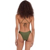 image:imageSteve Madden Womens XBack Ring Front Swim Bralette TopShine Bright Olive