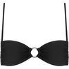 image:imageSteve Madden Womens XBack Ring Front Swim Bralette TopShine Bright Raven