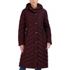 image:imageMadden Girl Womens Maxi Puffer Winter Coats  Long Quilted Jackets for Women Weather Resistant Puffer Parka Hooded Jacket  Weather Resistant Full Length Warmth Zipper and Button Closure Cozy Insulated Hood Zip Pockets Cold Weather ReadyMerlot