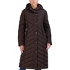 image:imageMadden Girl Womens Maxi Puffer Winter Coats  Long Quilted Jackets for Women Weather Resistant Puffer Parka Hooded Jacket  Weather Resistant Full Length Warmth Zipper and Button Closure Cozy Insulated Hood Zip Pockets Cold Weather ReadyChocolate