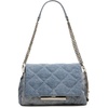 image:imageSteve Madden COLETTE Quilted Flap Shoulder BagDenim