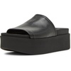 image:imageSteve Madden Womens Arwen Wedge SandalBlack Leather