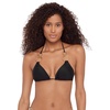 image:imageSteve Madden Womens Basic Tie Halter Triangle Bikini TopRaven
