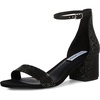 image:imageSteve Madden Womens Irenee Heeled SandalBlack Rhinestone