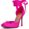 image:imageSteve Madden Womens Larina PumpHot Pink Satin