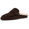 Chocolate Brown Suede Fur