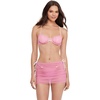 image:imageSteve Madden Womens Ruched Mesh Coverup Mini SkirtOrchid