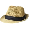 image:imageSteve Madden Womens Steve Madden Paper Crochet Straw Fedora with BandBlack