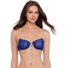 image:imageSteve Madden Womens Underwire Scoop Neck XBack Demi Bikini TopMidnight