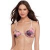 image:imageSteve Madden Womens Underwire Scoop Neck XBack Demi Bikini TopSuper Bloom