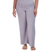 image:imageSteve Madden Womens Womens Fuzzy WideLeg Chenille Sleep Pants Cozy Pajama BottomsLilac