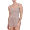 image:imageSteve Madden Womens Womens ScoopNeck Chenille Sleep Tank TopBark