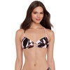 image:imageSteve Madden Womens XBack Ring Front Swim Bralette TopChloette Orchid