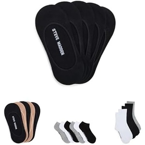 image:imageBundle of Steve Madden Womens Socks Inlcuding Liners Ankles amp Crews