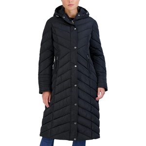 image:imageMadden Girl Womens Maxi Puffer Winter Coats  Long Quilted Jackets for Women Weather Resistant Puffer Parka Hooded Jacket  Weather Resistant Full Length Warmth Zipper and Button Closure Cozy Insulated Hood Zip Pockets Cold Weather ReadyBlack