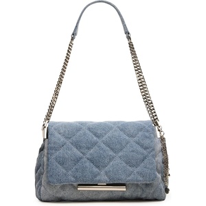 image:imageSteve Madden COLETTE Quilted Flap Shoulder BagDenim