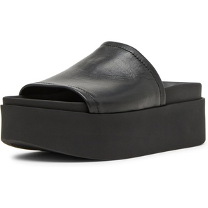 image:imageSteve Madden Womens Arwen Wedge SandalBlack Leather