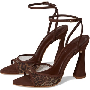 image:imageSteve Madden Womens Beki Heeled SandalLeopard Mesh