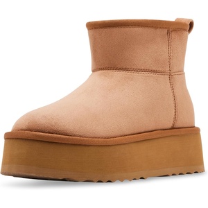 image:imageSteve Madden Womens Crue Ankle Platform BootChestnut
