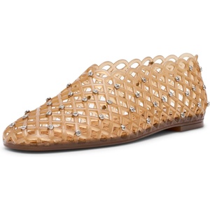 image:imageSteve Madden Womens Grove Ballet FlatTan Rhinestone