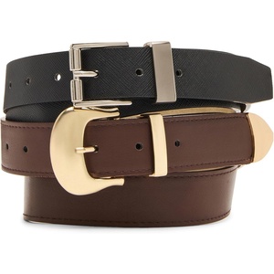 image:imageSteve Madden Womens Hailey 2 for 1 Pant BeltChocolate