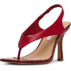 image:imageSteve Madden Womens Improv Heeled SandalRed Leather