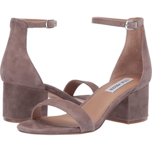 image:imageSteve Madden Womens Irenee Heeled SandalLight Grey Suede