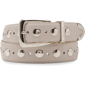 image:imageSteve Madden Womens Kingston Studded Pant BeltIvory