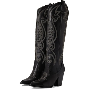 image:imageSteve Madden Womens Lasso Western BootBlack Leather