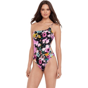 image:imageSteve Madden Womens One Shoulder One Piece with Ring Detail and Open BackDazy Fields