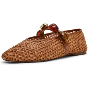 image:imageSteve Madden Womens Poppin Ballet FlatBrown Raffia