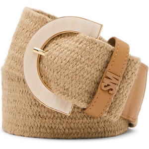 image:imageSteve Madden Womens Raffia Stretch Pant BeltOffwhite