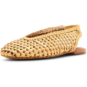 image:imageSteve Madden Womens Rumi Ballet FlatGold Leather