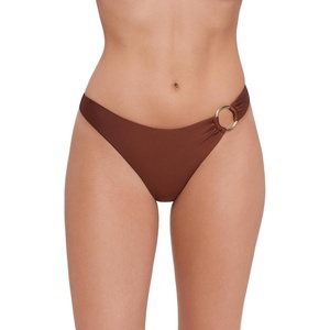 image:imageSteve Madden Womens Scoop Hipster Bikini Bottom with Cheeky CoverageShine Bright Oak Brown