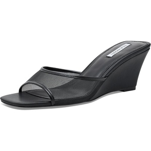 image:imageSteve Madden Womens Seleste Wedge SandalBlack Mesh