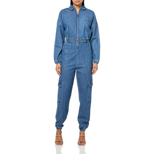 image:imageSteve Madden Womens Steve Madden Apparel Trista JumpsuitBlue Denim
