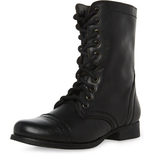 image:imageSteve Madden Womens Troopa LaceUp BootBlack Leather