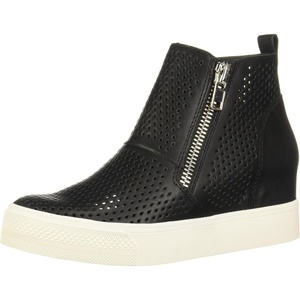 image:imageSteve Madden Womens Wedgie SneakerBlack Perforated