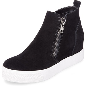 image:imageSteve Madden Womens Wedgie SneakerBlack Suede