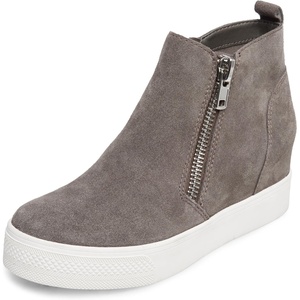 image:imageSteve Madden Womens Wedgie SneakerGrey Suede