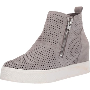image:imageSteve Madden Womens Wedgie SneakerLight Grey Suede