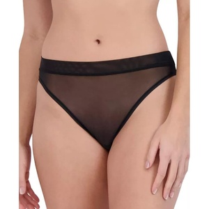 image:imageSteve Madden Womens Womens Mesh Highleg Bikini UnderwearBlack