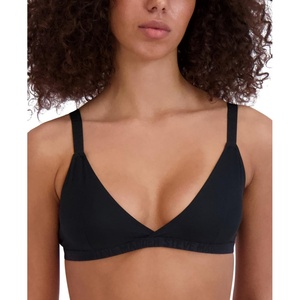 image:imageSteve Madden Womens Womens Triangle XBack Lounge BraBlack