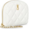 image:imageSteve Madden JADEZ Dome Zipper PouchWhite Gold