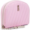 image:imageSteve Madden JadezH Diagonal Quilted Dome CardholderPink