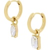 image:imageSteve Madden Stone Dangle Huggies