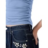 image:imageSteve Madden Womens Adair Knit TopSurf Blue
