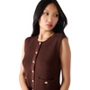 image:imageSteve Madden Womens Aliya Sweater VestChocolate